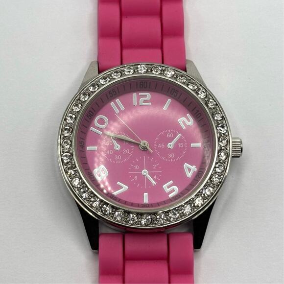 Pink Crystal Darice Men's Watch - Picture 3 of 5